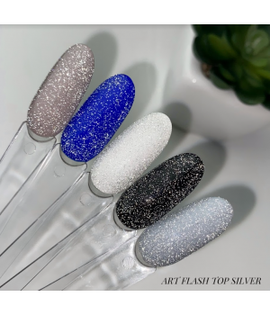 Светоотражающий топ ART Flash Top Silver 10 мл TPO free